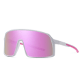 Pikkukuva 2 / 7: 2024 vaaleanpunaiset suuret kehykset polarisoidut urheiluaurinkolasit rikkoutumattomat pyöräilyyn C3 Running Sport Shades