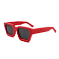 Pikkukuva 6 / 7: Korkea laatu Tehdas 2024 Italian Luxury Acetate Shades Käsityönä Paksu Neliö Mukautettu Metalli Logo Polaroitu Acetate Aurinkolasit 2 As shown in figure