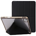 Miniatyrbillede 1 af 5: PU Læder Etui til iPad Air 11 (2024) Origami Stativ Transparent Tablet Etui - Sort-WELLNGS Black