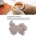 Miniatyrbillede 2 af 5: Sødt dovendyr te-si til løs te, silikone te-infuser, Fle