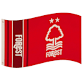 Miniatyrbillede 3 af 3: Nottingham Forest FC Crest Flag One Size Rød/Hvid Rød/Hvid Red/White One Size