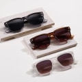 Pikkukuva 3 / 7: Retro Classic Rectangle Aurinkolasit Naiset Merkki Designer Sävyt UV400 Miehet Gradientti Neliö Niitti Aurinkolasit c4 Fashion retro sunglasses