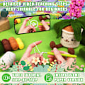 Miniatyrbillede 4 af 5: Hyacint hæklekit til begyndere - hækle startpakke til komplette begyndere voksne, hæklekit med trin-for-trin video tutorial (Hyacint)