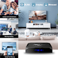 Pikkukuva 3 / 7: 4 Gt 64 Gt X96 Max Plus Ultra TV-laatikko Android 11 Amlogic S905X4 2,4 Gt/5 Gt Dual WiFi BT4.0 USB3.0 Tukee AV1 H.265 8K 24fps 4K 60fps HDR Set Top Box EU EU 4GB 64GB
