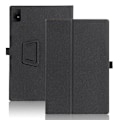 Miniatyrbillede 5 af 5: Etui til TCL Tab 10 Gen 2 Tablet, Stativ, Hudvenlig PU Læder, Fuld Dækning Beskyttende Etui - Sort-WELLNGS