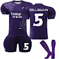 Miniatyrbillede 1 af 2: Real Madrid Special Edition Børnefodboldtrøje nr. 5 Bellingham 22