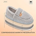 Miniatyrbillede 4 af 10: Søde Bjørn Plys Sko til Kvinder, Fuzzy Varme Slip-On Indendørs Anti-Slip Sko, Soveværelsessko beige EU40 41