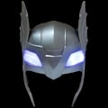 Miniatyrbillede 2 af 5: LED Lys Afslørende Lyd Thor Hammer Maske Børns Legetøj Bevægelig Dock F