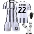 Miniatyrbild 3 av 11: 22-23 Ny version Juventus nr 7 Hovey nr 10 Pogba 22 Di Maria 10 Dybala fotbollströja set Chiesa No. 7 with socks #2XL