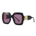 Miniatyrbild 5 av 7: 2024 helt nya Think Frames fyrkantiga solglasögon dam solglasögon oversized lyx solglasögon grossist Metall tillbehör anpassad logotyp c1 sunglassses
