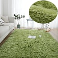 Miniatyrbilde 1 av 3: Lodne Regnbue Tepper for Barnerom Myke Lodne Tepper Stue Barn Babyrom Barnehage Lekerom Søt Innredning Matte grass green1 grass green1 80x160cm