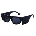 Miniatyrbillede 5 af 7: 2024 Ny Ankomst Retro Lille CatEye Custom 3D Metal Logo Brede Ben Solbriller Kvinder C6 Fashion