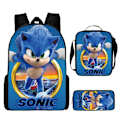 Miniatyrbillede 1 af 5: Ny Sonic børneskole rygsæk animeret 3d-printet rygsæk Sonic børnerygsæk i tre sæt Y #48