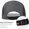 Miniatyrbillede 2 af 3: Foldbar fiske-baseballkasket UPF 50+ vandafvisende udendørs bærbar skyggehatte til kvinder mænd vandring justerbar Dark Grey