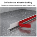Miniatyrbillede 2 af 5: Vandprop Vandholder strimmel SORT 100CM sort black 100 cm