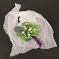 Miniatyrbillede 6 af 7: Transparent gavepapir i silkepapir, 80 ark hvid til gaveposer, 30*20cm DIY kunst silkepapir til tegning, fremstilling af papirblomster, fyld