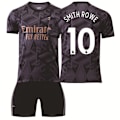 Miniatyrbillede 1 af 11: 22-23 Arsenal udebane sort nr. 7 Saka 9 Lacazette 19 Pepe 14 Aubameyang fodbolduniformssæt No socks size 10 XXXL
