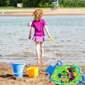 Miniatyrbilde 4 av 5: 2 strandnett på stranden, sammenleggbar stor netting, bærbar leketøy