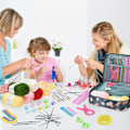 Miniatyrbillede 2 af 5: 79pc Ergonomisk hæklesæt 5 ruller garn strikkekit A