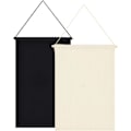Miniatyrbild 2 av 5: ginging Brosch Smyckeskrin Canvas Display Stativ Emallj Pin Display Banner Hållare Örhängen Halsband Glitter Pin Samling Organizer ( Rectangle Black+White