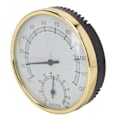 Miniatyrbillede 2 af 9: Saunatermometer til vægmontering med klar skala, fysisk induktion, rustfrit stål hygrometer