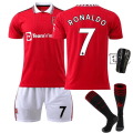 Miniatyrbild 2 av 11: 22-23 Red Devils hemmatröja nr 7 Ronaldo tröja nr 25 Sancho 10 Rashford 1 De Gea fotbollströja Martial Printed No. 1 star + socks XS