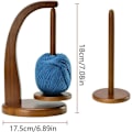 Miniatyrbillede 4 af 5: Garnholder Bøg Garn Spinner Træ Spinner