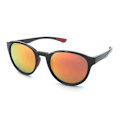 Pikkukuva 1 / 7: Luksus tummat mustat aurinkolasit, muodikkaat UV400-suojatut polarisoidut aurinkolasit miehille C2 Two-Piece Lens Sunglasses