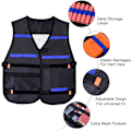 Miniatyrbillede 2 af 5: 2 Taktisk Vest Jakkesæt Nerf N-Strike Elite Sæt, Nerf Vest til Børn, Taktisk Vest, Nerf Tilbehør Sæt Børns Taktiske Vest med 80 pile refill