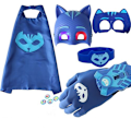 Miniatyrbillede 1 af 4: Sæt med 5 stk. PJ Masks kostumer til børne-superhelte cosplay