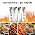 Miniatyrbillede 3 af 5: 4 varmeplader til Master Forge, Perfect Flame, rustfrit stål varmefordeler Gasgrill reservepar