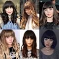Miniatyrbild 5 av 5: Ljusbrun tjock hårfringe äkta människohår bangs clip in bangs hårförlängningar obehandlade bangs
