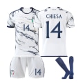 Pikkukuva 1 / 11: 23-24 kauden Euroopan Cup Italian vierasjalkapalloasu 6 Verratti 1 Donnarumma 18 Barella paita No. 14 away socks #26