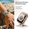 Miniatyrbilde 4 av 5: Vanntett deksel for Apple Watch 44mm SE (andre generasjon) Rose Gold Rose Gold 44mm