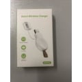 Pikkukuva 7 / 8: Apple Watch -laturi, Kannettava iWatch USB Langaton, Matkakäyttöön Sopiva Langaton Magneettinen Nopea Lataus Apple Watch Ultra2/1 Series 9 8 7 6 5 4 SE:lle, Valkoinen