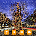Miniatyrbild 4 av 5: 7M/12M/22/32M Solcellslampor LED-slingor Utomhus Festoon LED Vattentät Girlang Slingor Jul Fest Trädgård Solcellslampa Dekor 3xVarm Vit 3xWarm White 12M 100LED