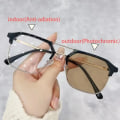 Pikkukuva 5 / 7: Unisex-polarisoidut aurinkolasit, tyylikkäät aurinkolasit miehille ja naisille, peililinssi, useita värivaihtoehtoja Frosted Black, Gray Lenses KB8-Photochromic glasses