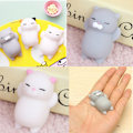 Miniatyrbillede 5 af 8: Super Langsomt Blødt Stigende Squishy e Kat Udtryk Smile Ansigt Legetøj 0