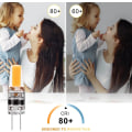 Miniatyrbild 4 av 5: G4 LED 3W 12V AC/DC-glödlampor, G4 3W LED 30W Ekvivalent halogenlampa, 300LM, Varmvit 2700K, Ej dimbar, Paket med 5