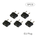 Pikkukuva 3 / 3: 5 kpl 110V - 220V muuntaja-adapteripistokkeet Matkalla adapteri Muunnin EU Plug