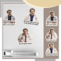 Pikkukuva 4 / 5: Dr. Now Jääkaappi- ja pakastinmagneetit, hauska jääkaappimagneettiruokavalioapu, keittiötarvikkeet