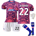 Miniatyrbilde 6 av 10: Juventus 22-23 Andre drakt nr. 9 Hove 22 Di Maria 10 Pogba 7 Chiesa Size 10 with socks #28