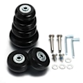 Pikkukuva 4 / 7: Matkalaukun osat Olkapäät Matkalaukun pyörät 70MM * 24MM 2 kpl 2 kpl 2 pcs 70mm * 24mm