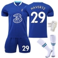Pikkukuva 5 / 10: 22-23 Chelsea kotipaita No. 9 Aubameyang 7 Kante 10 Pulisic jalkapalloasu setti 19 Mount paita Size 10 with socks #XS
