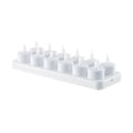 Miniatyrbild 1 av 3: Ljus utan låga - 12 laddningsbara LED-blinkande te-ljus
