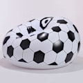 Miniatyrbillede 4 af 5: Oppustelig sofa oppustelig flokket lat sofa sækkestol fodbold design oppustelig stol fodbold luftventilator strandstol udendørs indendørs