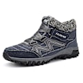 Pikkukuva 1 / 5: Vedenpitävät Lumikengät Miehille Ja Naisille Liukumattomat Turkivuoret Sneakers Talvi Lämpimät Kengät 2K6137 Harmaa Grey 47