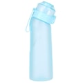 Miniatyrbilde 1 av 3: Smaksatt vannflaske med 7 pods Air Water Up Bottle Frosted Black 650 ml Air Startup Set Vannkopp for camping sport 0 Sky Blue