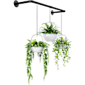 Miniatyrbild 1 av 6: Hängande Planter för Inomhusväxter Växt Hängare Inomhus Hängande Växtställ Fönster Växt Hyllor Metallstång (Kruka & Växt Ingår Inte) 36.2in