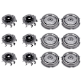 Pikkukuva 1 / 5: 6-pakkauksen Sh50 vaihtoterät sarjan 5000 partakoneille, S5000 S5420 S5380 S5351 Multiprecision-terät